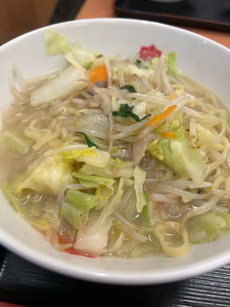 「野菜たっぷりタンメン」@日高屋 南千住店の写真