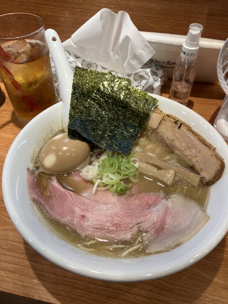 「特製焼きあご煮干し濃厚らぁめん」@焼きあご煮干しらぁめん はなかぜの写真