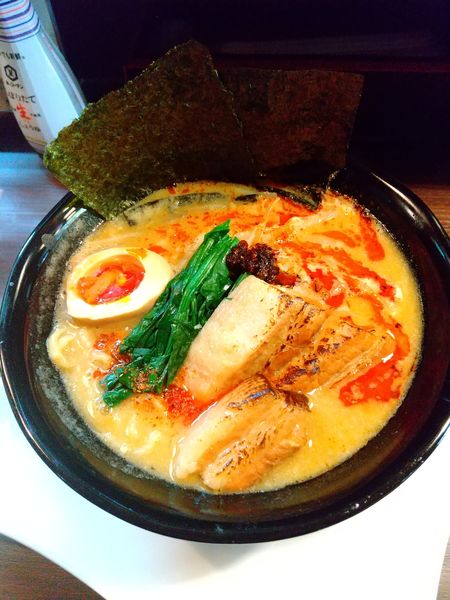 「シン？・ピリ辛味噌ラーメン」@ラーメンとんぼの写真