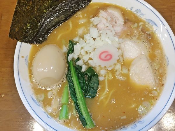 「濃厚鶏味噌らーめん＋味玉」@らーめん曳舟の写真