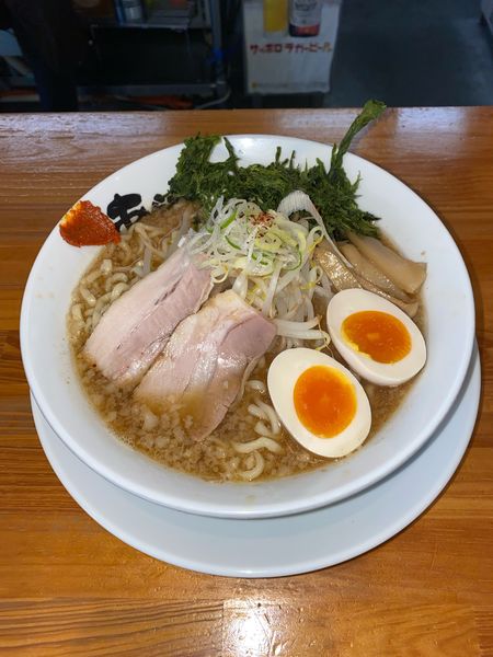 「味噌チャチャ‼︎ラーメン得¥1,150円(期間限定)」@ニボチャチャ！！ラーメン あらき軒の写真