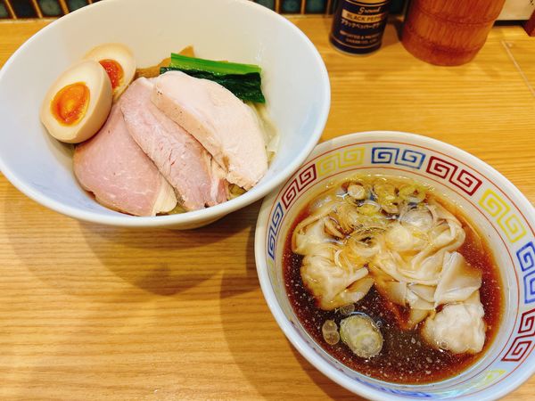 「特製つけ麺」@ほっこり中華そば もつけの写真
