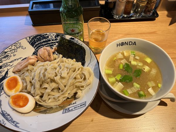 「塩つけ麺　上」@本田麺業 神田西口駅前店の写真
