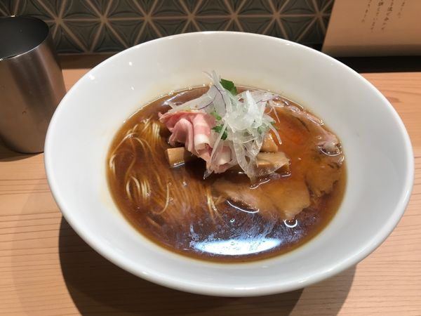 「醤油ラーメン＋和え玉」@セキレイ 〜NIBOSHI no D5〜の写真
