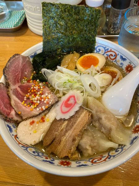 「特製塩らーめん➕大盛➕麺固め」@中華そば モンドの写真