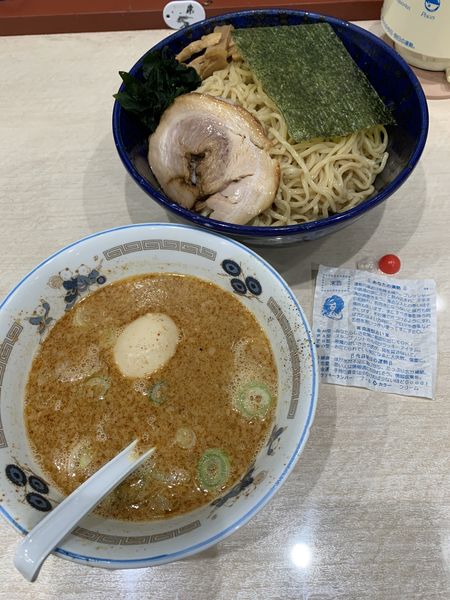 「闘魂担々つけ麺980円」@チャーシュー専門店 チャーシュー力Z 新狭山店の写真