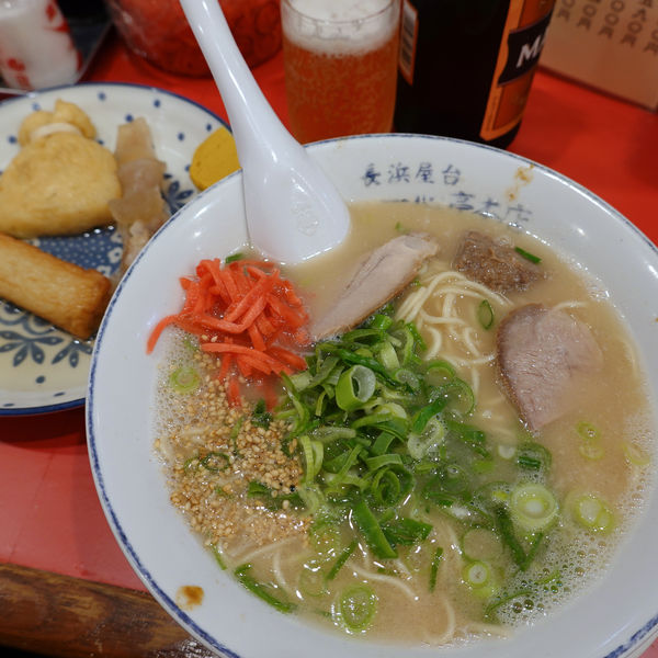 「ラーメン 540円 + 他」@長浜屋台 一心亭 本店の写真