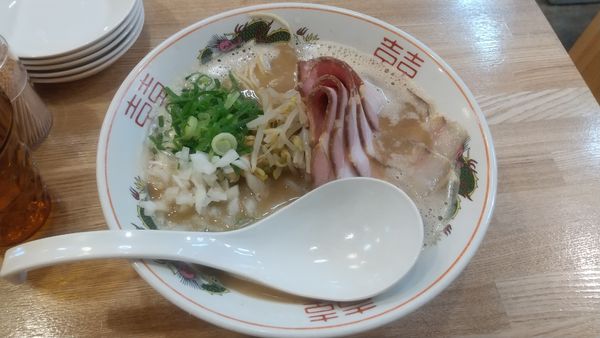 「豚骨魚らーめん800円」@めんや ふうたろうの写真