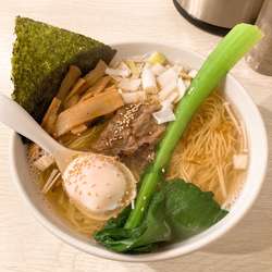 塩ラーメン えび油