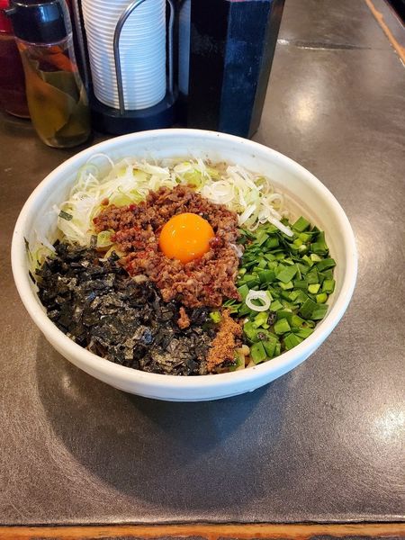 「台湾まぜそば@950」@らーめん まぜそば てっぺん 名古屋本店の写真