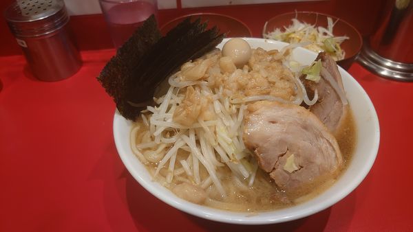 「ラーメン/脂生卵/ネギ/海苔」@麺屋HEROの写真