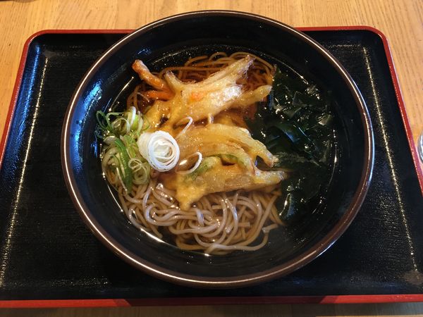 「かき揚げそば」@そばもん 和光市駅店の写真