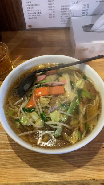 「広東麺＋半チャーハン　1100円」@中華蓮華の写真