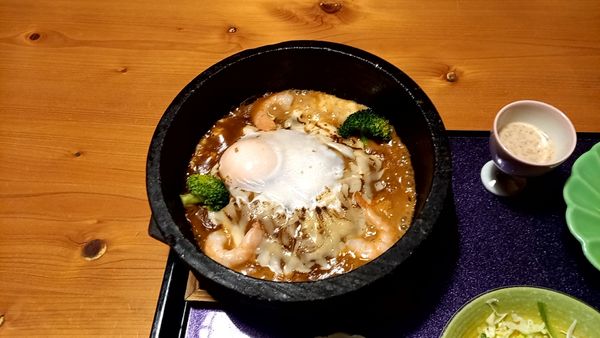 「石焼チーズカレー」@お食事処 神苑の写真