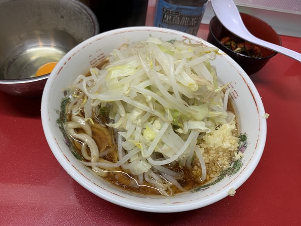 「麺半分豚一枚」@ラーメン二郎 越谷店の写真
