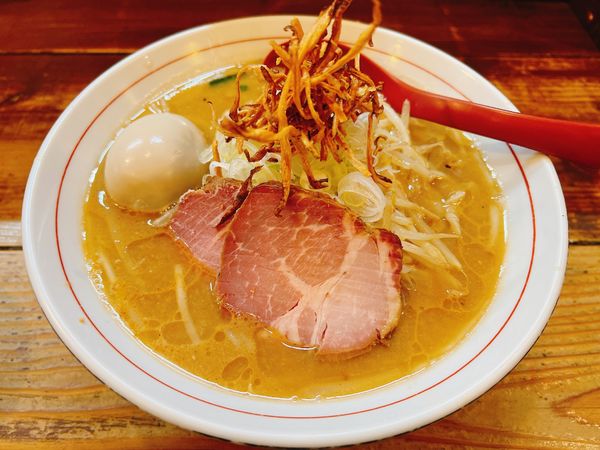 「味玉味噌らーめん」@東京味噌らーめん 鶉の写真