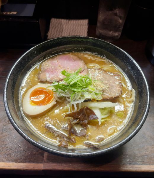 「みそらーめん半玉入り（季節限定）」@尼龍の写真