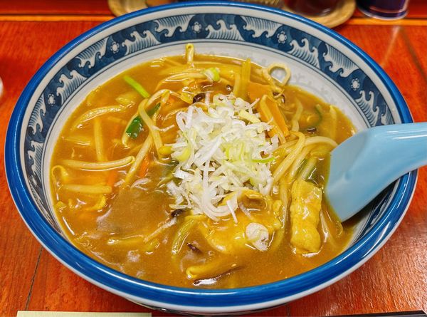 「カレーらーめん」@辛チョンらーめん 当り矢の写真