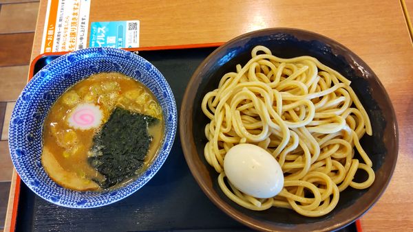 「味玉つけ麺（950円）」@次念序 モラージュ菖蒲店の写真