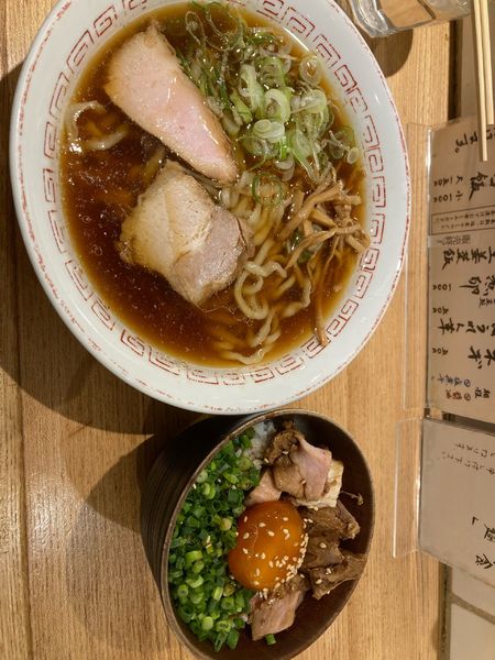 「中華そば」@超多加水自家製手揉み麺 きたかた食堂の写真