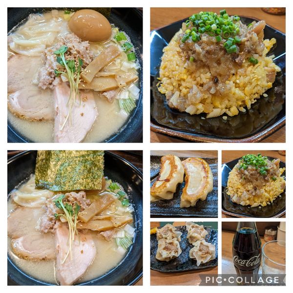 「しおさい塩らぁめん＋限定炒飯」@饗処 酒麺童子の写真