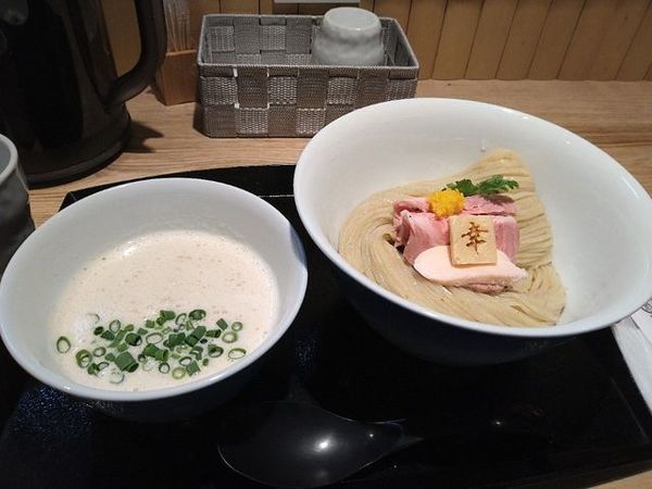 「濃厚ゆず塩つけ麵」@中華そば 半蔵製麺の写真