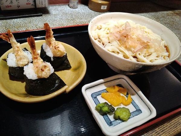「麺丼セット（冷やしきしめん）」@やぶ福 エスカ店の写真