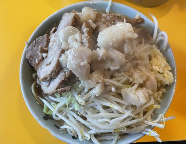 「小ぶた（にんにく、あぶら、からめ）」@ラーメン二郎 八王子野猿街道店2の写真