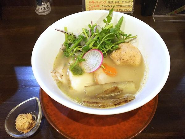 「蟹と銀聖鮭のsobaスペシャルエディション潮味　1700円」@sobabar Ciliegioの写真