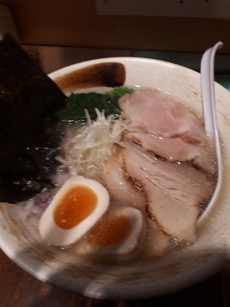 「特製らぁ麺　塩」@貝出汁らぁ麺 みぎわの写真