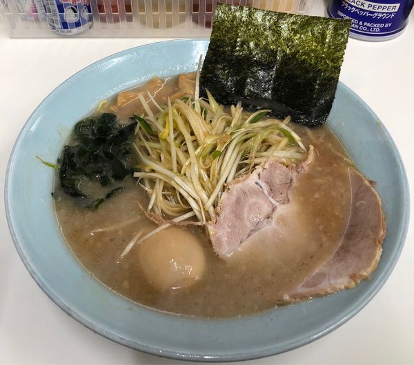 「ねぎ 並＋味玉」@◯つばき食堂の写真