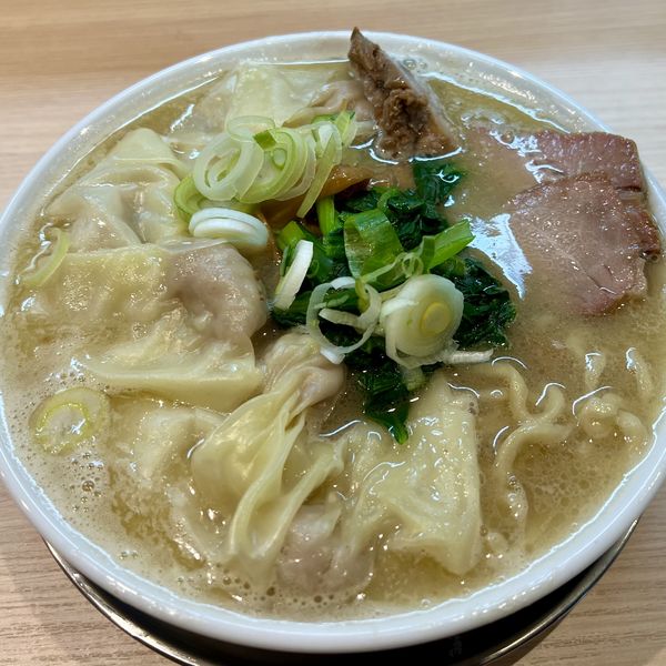 「塩ワンタンメン」@桜上水 船越の写真