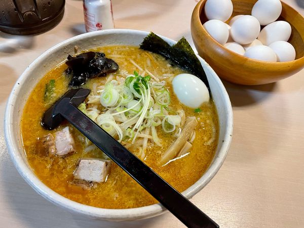 「味噌ラーメン」@白樺山荘 新川店の写真