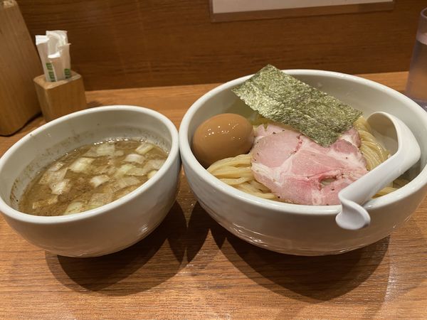 「味玉つけ麺」@煮干中華そば 鈴蘭 新宿店の写真