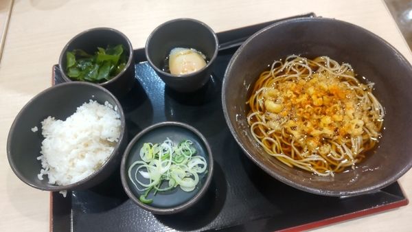 「納豆朝食（わかめトッピング）」@ゆで太郎 戸田新曽南店の写真