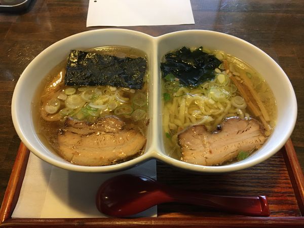 「にこいちラーメン(醤油・塩)」@ラーメン厨房 ぽれぽれの写真