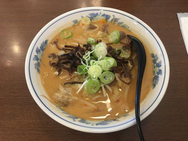「馬肉ラーメン」@レストラン絵馬の写真