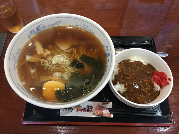 「ラーメンミニカレーセット」@だるまや 食の駅の写真