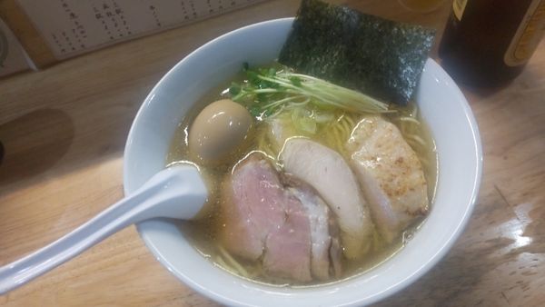 「特製鶏塩白湯」@麺屋 白鷺 -shirasagi-の写真