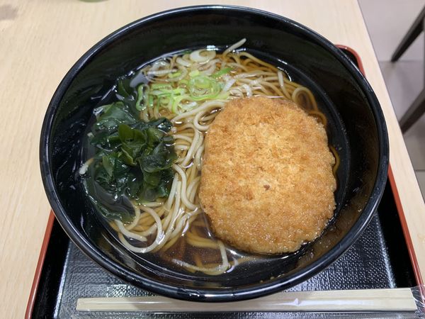 「コロッケそば 470円」@名代箱根そば 海老名店の写真