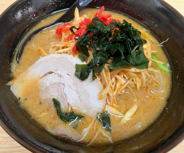 「ネギ味噌ラーメン（840円）」@ラーメンとん太 佐原店の写真