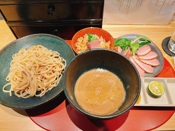 「紀州鴨白湯つけめん」@鴨中華そば 楓の写真