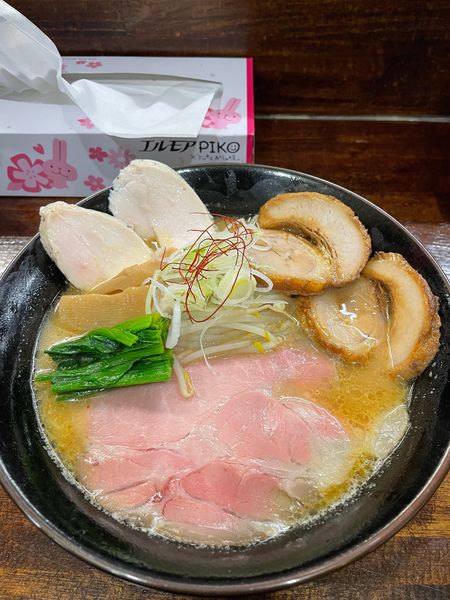 「【限定】手揉み味噌ラーメン＋チャーシュートッピング」@麺処 むら井の写真