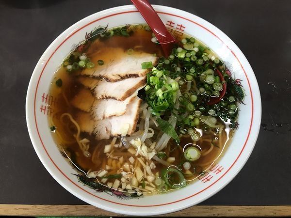 「にんにくラーメン　400円」@大阪飯店の写真
