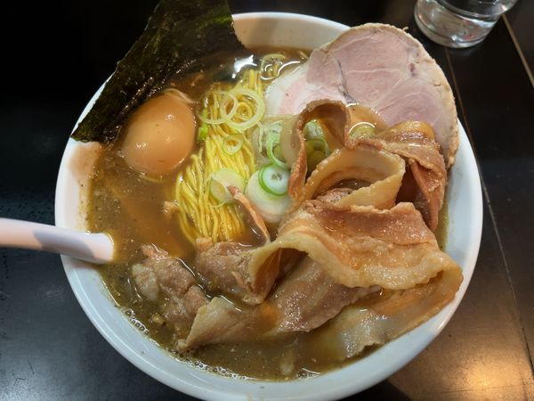 「ラーメン100（混濁スープ）1100円」@一条流がんこ総本家分家四谷荒木町の写真