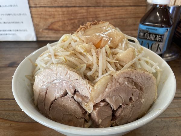 「小汁無しヤサイカラメアブラ」@ラーメン神豚 関東学院前店の写真