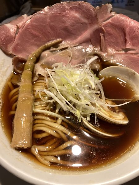「はまぐりラーメン¥990（税別）」@くそオヤジ最後のひとふり 本店の写真