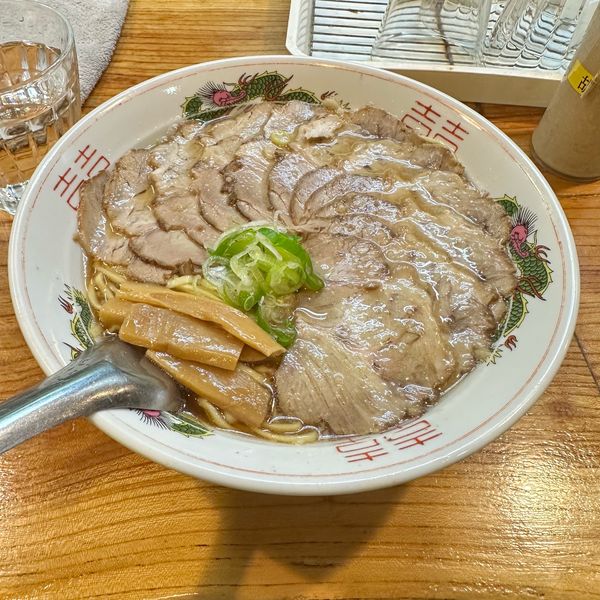 「ラーメン肉増し」@中華そば 白華楼の写真