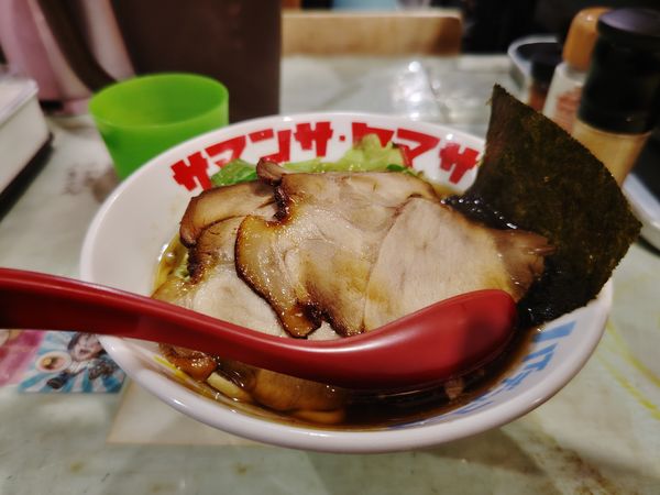 「朝ラー（太麺）魚介６００円」@ハイデン.コッコFACTORYサマンサ・タマサの写真