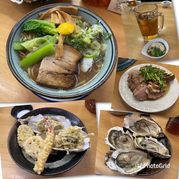 「【1月限定】活大牡蠣を和出汁ラーメンで ③」@MENYA 食い味の道有楽の写真